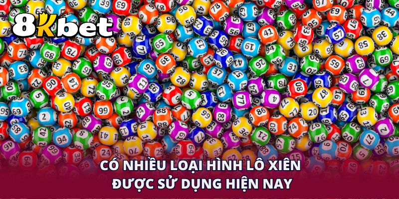 Có nhiều loại hình lô xiên được sử dụng hiện nay